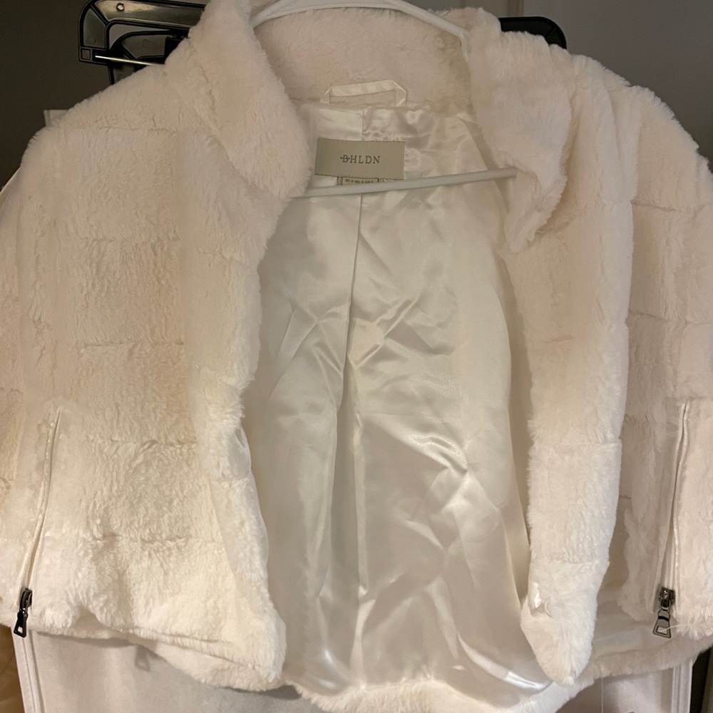 BHLDN Maxime Faux Fur Wrap